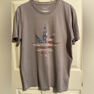 Lucky Brand Gray Graphic T-Shirt for Men
